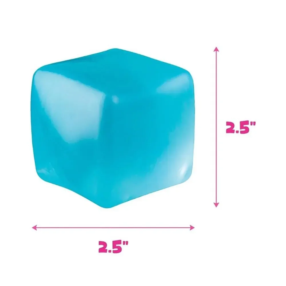 🔥ORB Curiosities Cool Cubes Glow in The Dark Stress Cube Toys BLUE BNWT🔥